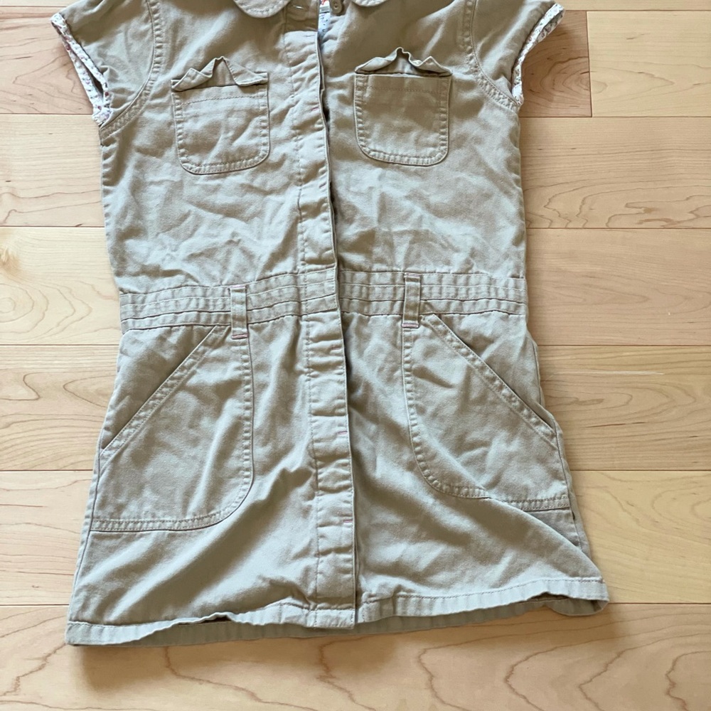 Girls kaki dress